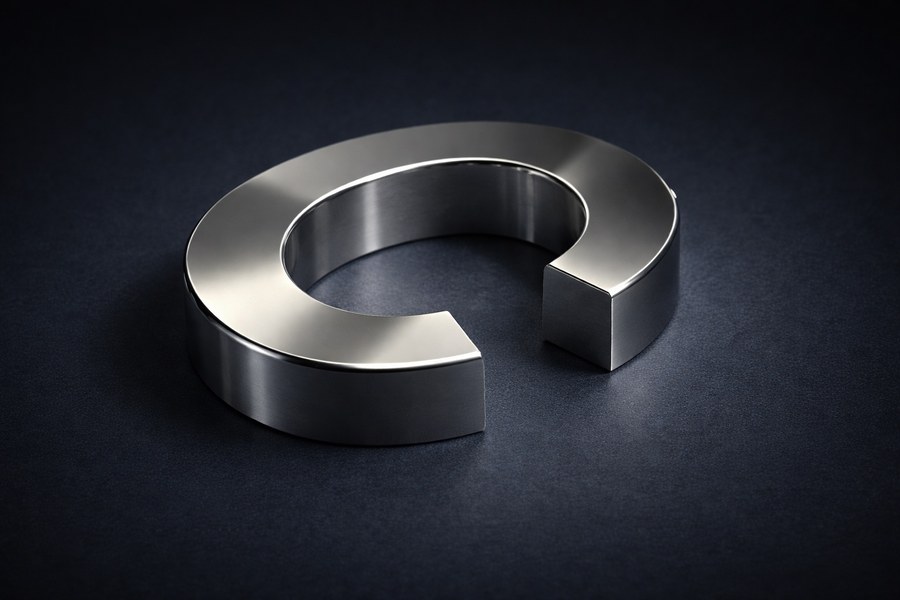 Mirror-polished stainless C