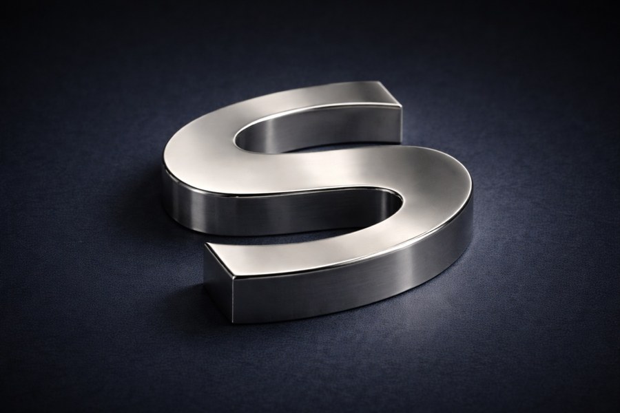 Polished S letter